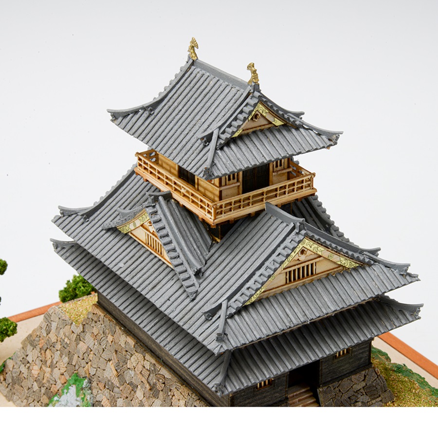最大95%OFFクーポン ウッディジョー 150 熊本城 木製模型 組み立てキット 建物